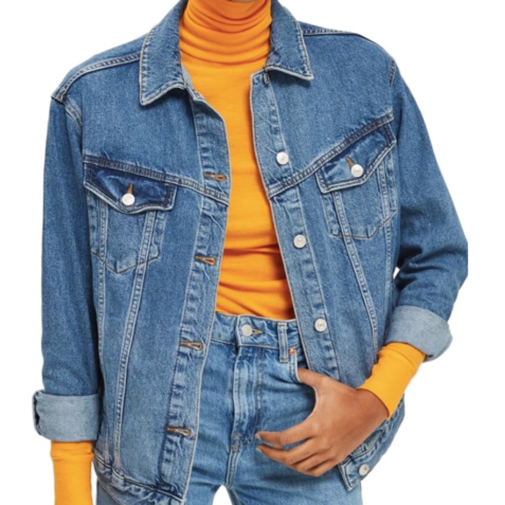 Topshop Oversize Denim Jacket